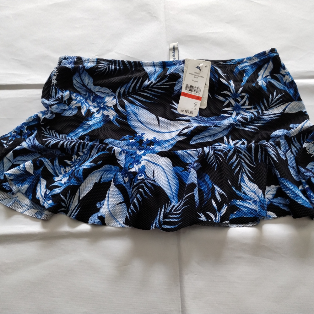 NWT Tommy Bahama Blue and Black Swim Coverup